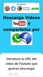 Mobile Screenshot of descargavideoyoutube.com